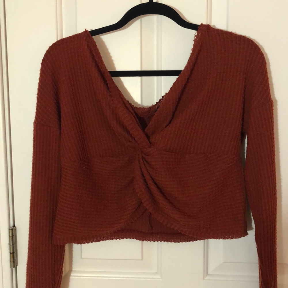 cropped urban outfitters sweater